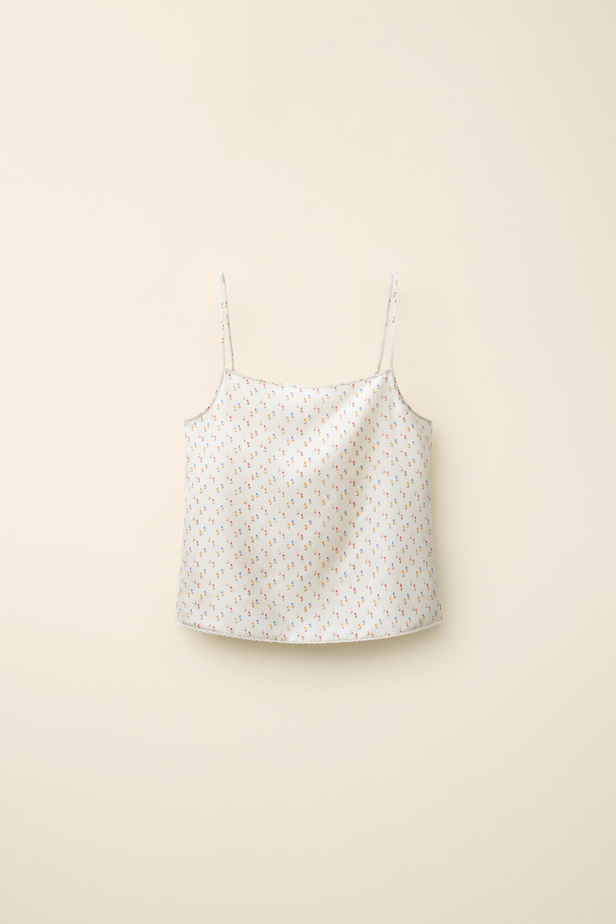 100% SILK TOP CREATED BY CARAMEL LONDON X ZARA